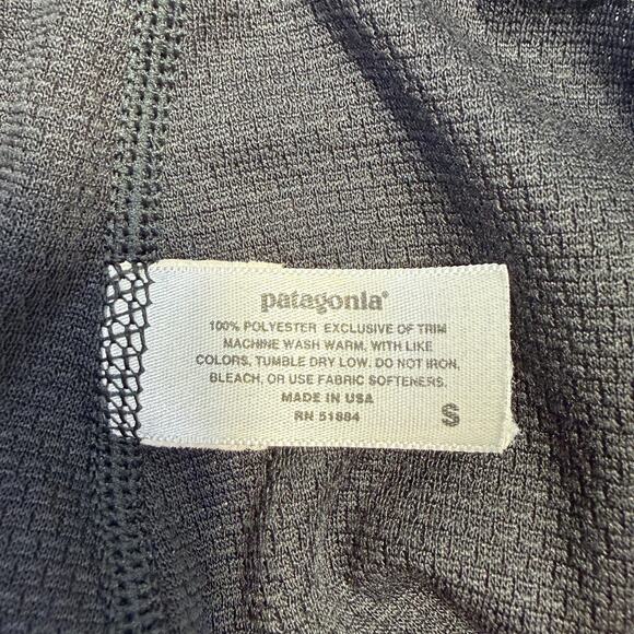 Vintage Patagonia Base Layer Pants Womens Small Black Capilene Made in USA 90s - Picture 8 of 11